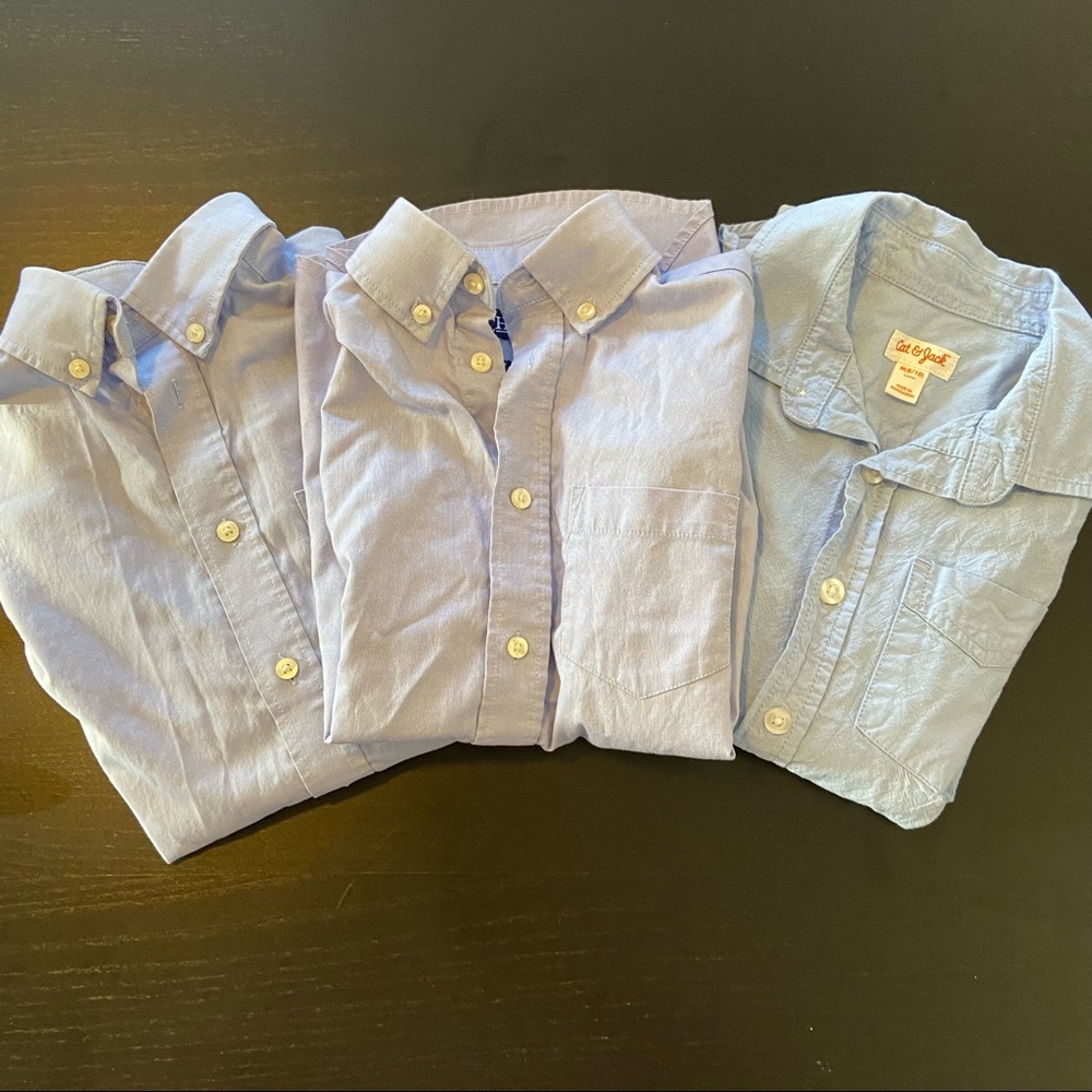 Chaps/ Cat & Jack Boys School Uniform Button Down Bundle